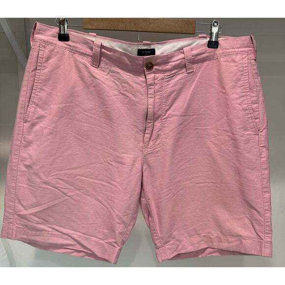 J. Crew Sunwashed Oxford Men's Shorts 36W 100% Cotton 9" Inseam‎ - Picture 2 of 7